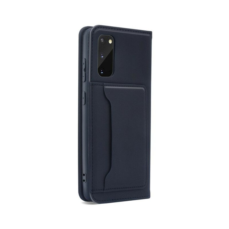 Folio Cover Samsung Galaxy S20 Custodia in pelle Supporto Per Portacarte