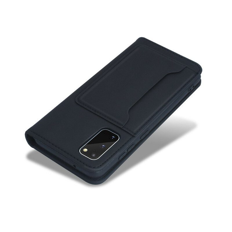 Folio Cover Samsung Galaxy S20 Custodia in pelle Supporto Per Portacarte