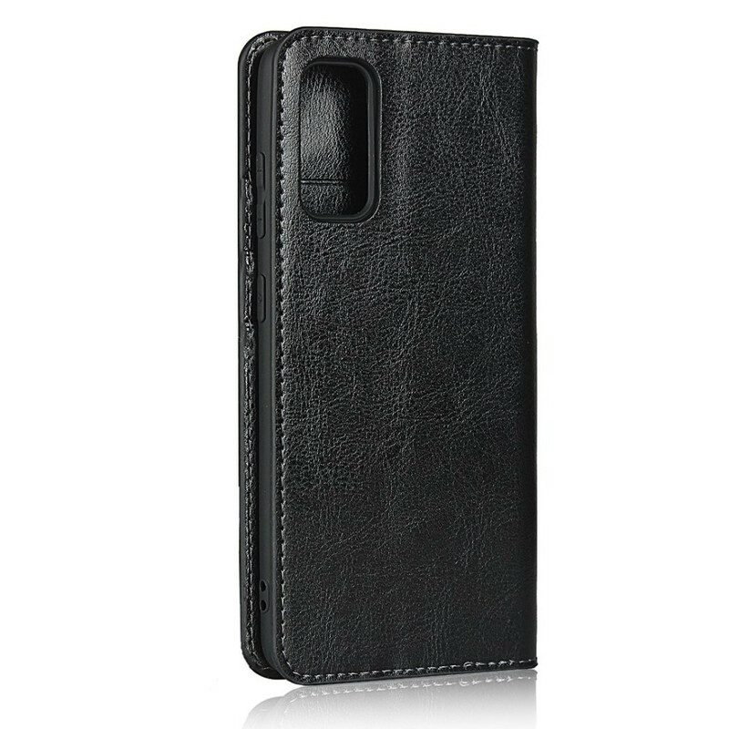 Folio Cover Samsung Galaxy S20 Custodia in pelle Pelle Vera