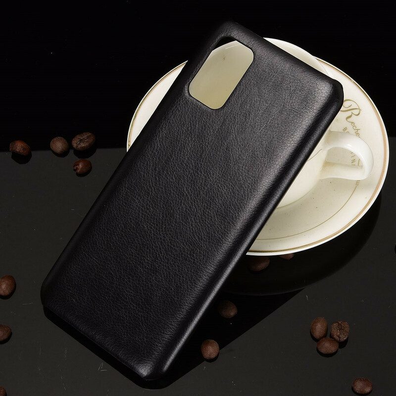 Cover Samsung Galaxy A02s Effetto Pelle Litchi