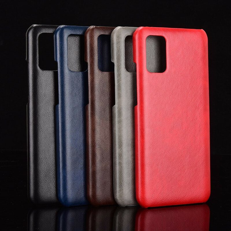 Cover Samsung Galaxy A02s Effetto Pelle Litchi