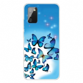 Cover Samsung Galaxy A02s Farfalle Farfalle