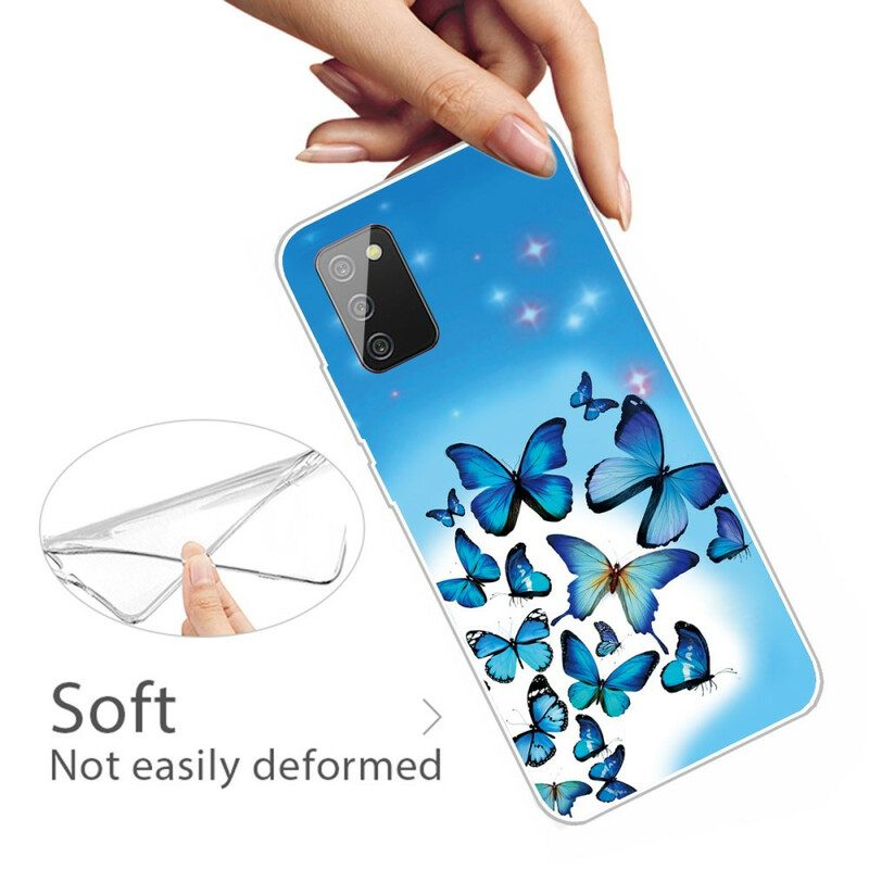 Cover Samsung Galaxy A02s Farfalle Farfalle