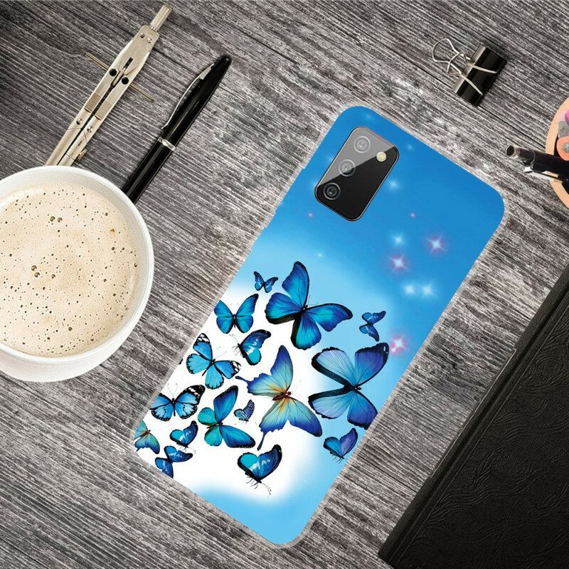 Cover Samsung Galaxy A02s Farfalle Farfalle