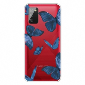Cover Samsung Galaxy A02s Farfalle Selvatiche