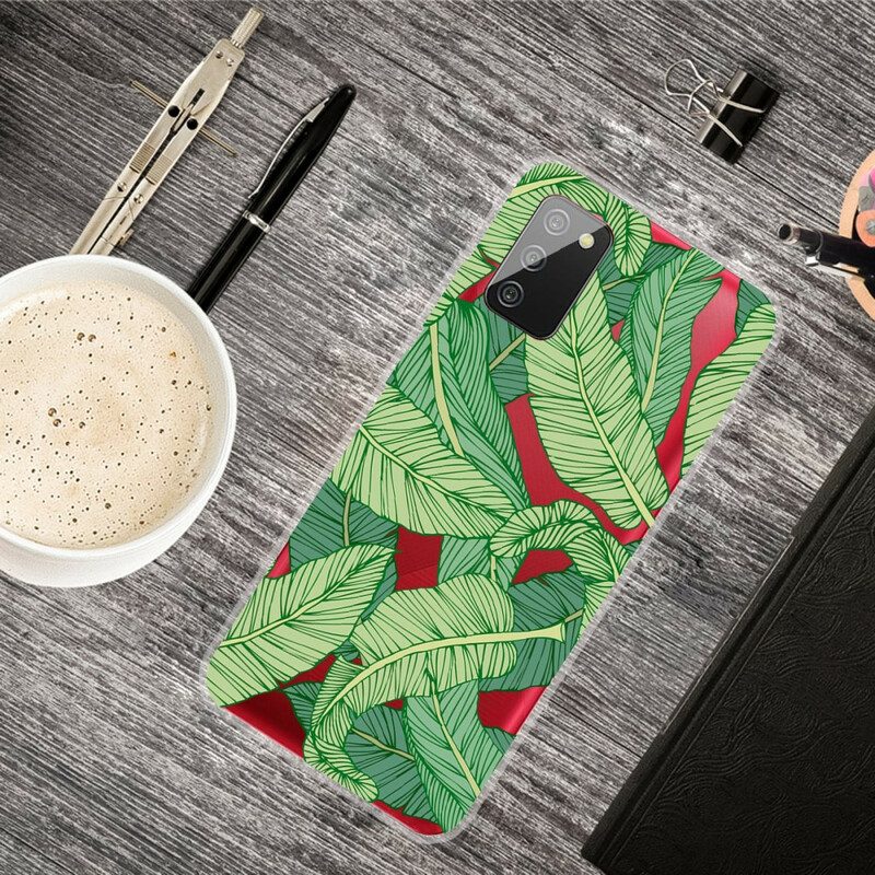 Cover Samsung Galaxy A02s Fogliame