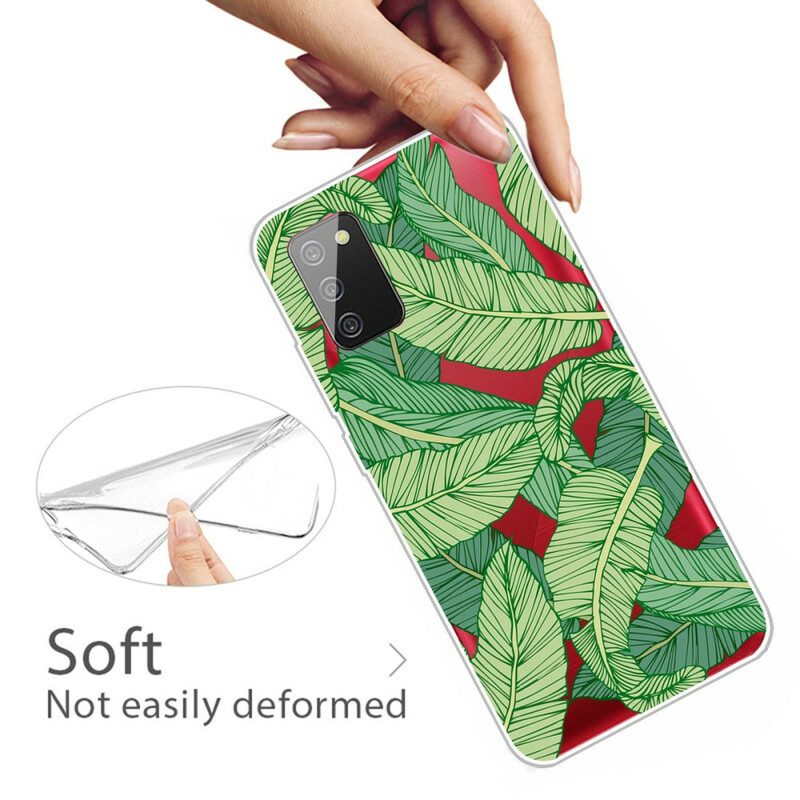 Cover Samsung Galaxy A02s Fogliame