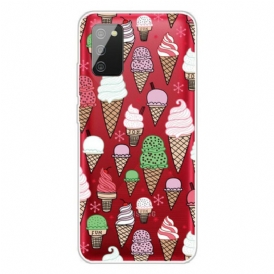 Cover Samsung Galaxy A02s Gelato Alla Crema