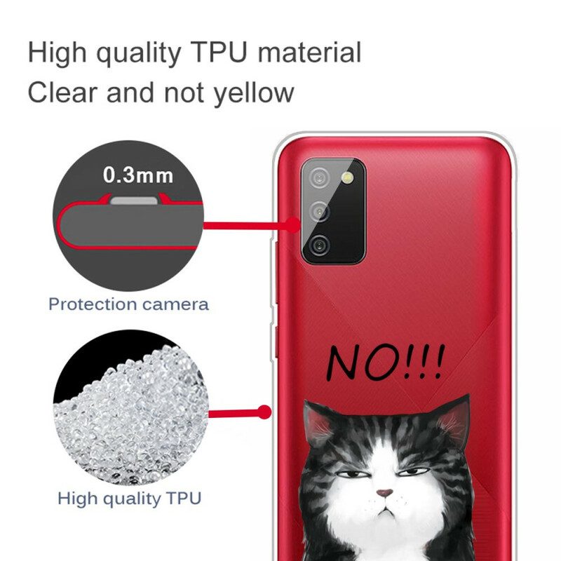 Cover Samsung Galaxy A02s Il Gatto Che Dice Di No