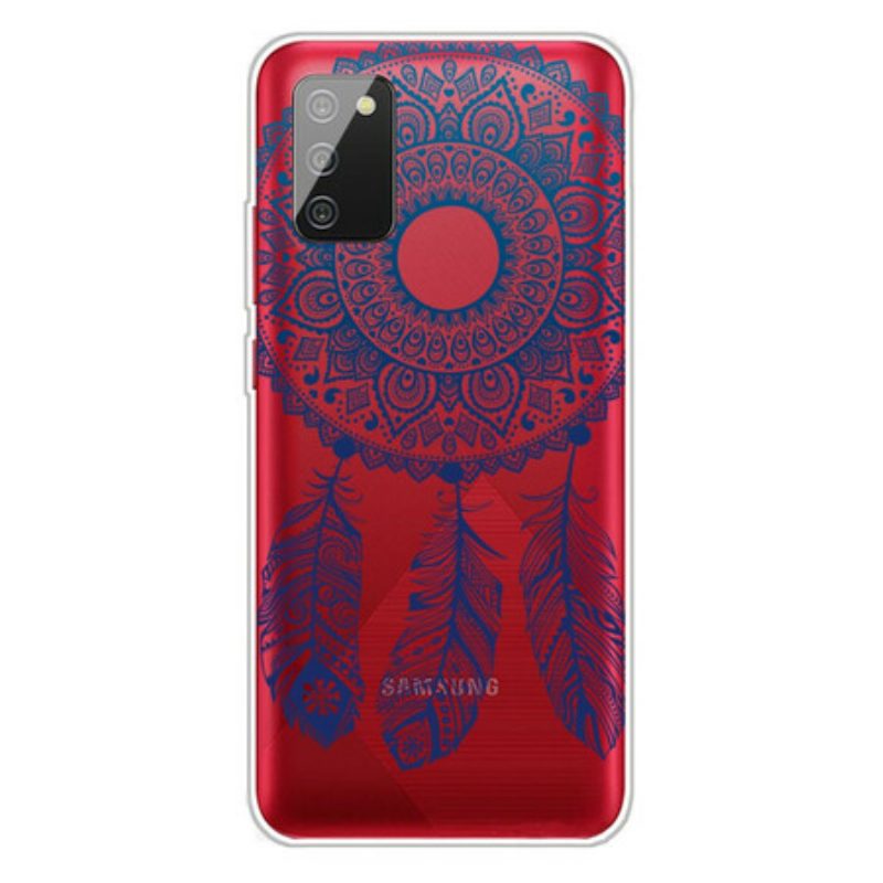 Cover Samsung Galaxy A02s Mandala A Fiore Singolo