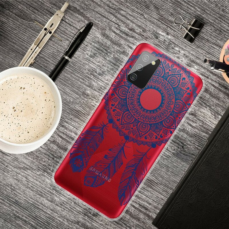 Cover Samsung Galaxy A02s Mandala A Fiore Singolo