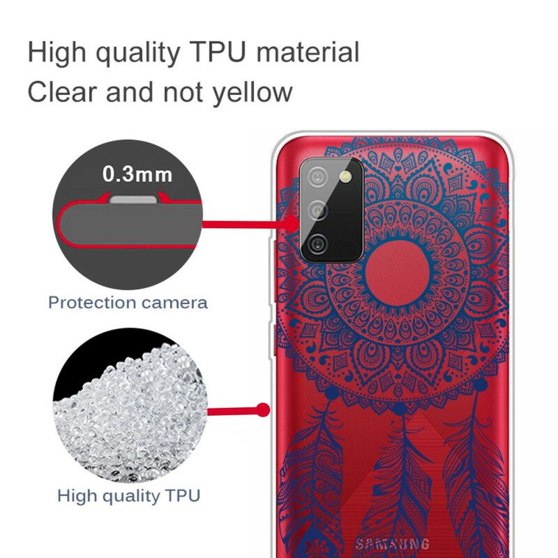 Cover Samsung Galaxy A02s Mandala A Fiore Singolo