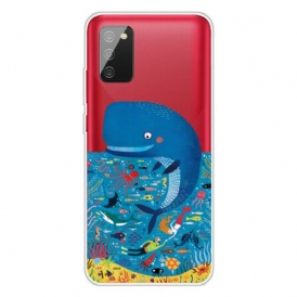 Cover Samsung Galaxy A02s Mondo Marino