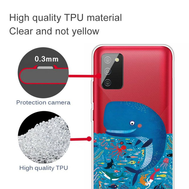 Cover Samsung Galaxy A02s Mondo Marino