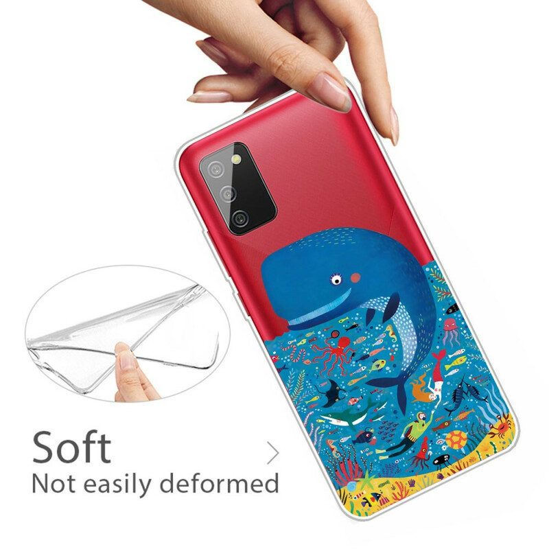Cover Samsung Galaxy A02s Mondo Marino
