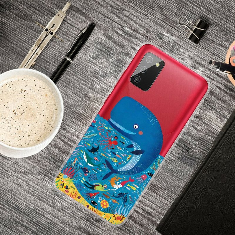 Cover Samsung Galaxy A02s Mondo Marino