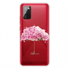 Cover Samsung Galaxy A02s Ombrello In Rose