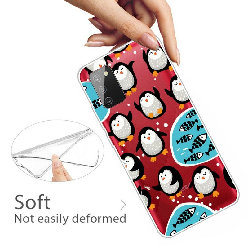 Cover Samsung Galaxy A02s Pinguini E Pesci