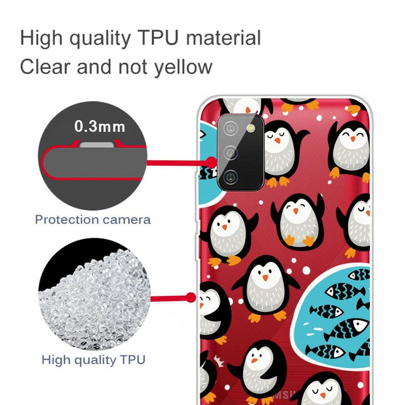 Cover Samsung Galaxy A02s Pinguini E Pesci