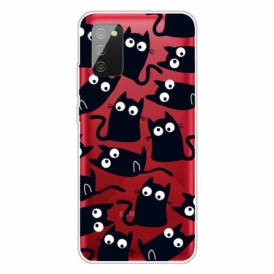 Cover Samsung Galaxy A02s Topi Neri