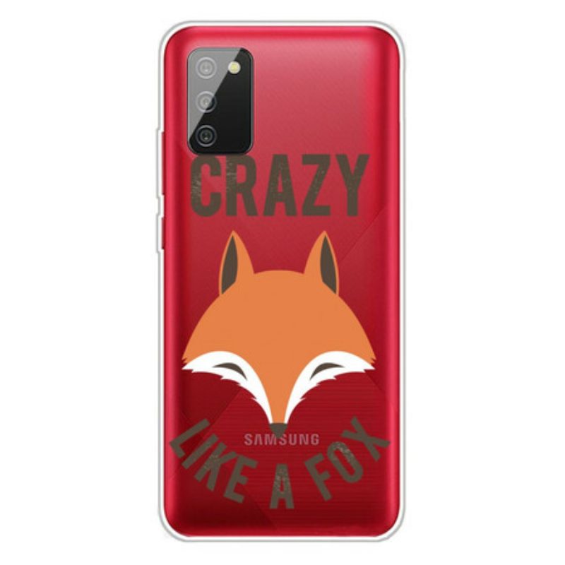 Cover Samsung Galaxy A02s Volpe / Pazzo Come Una Volpe