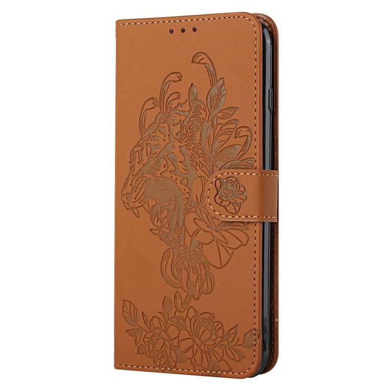Custodia A Portafoglio Samsung Galaxy A02s Barocco Strappy Tiger