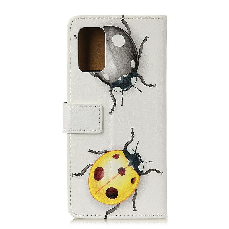 Custodia in pelle Samsung Galaxy A02s Coccinella