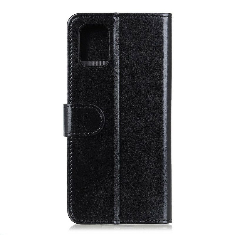 Custodia in pelle Samsung Galaxy A02s Finezza Ghiacciata