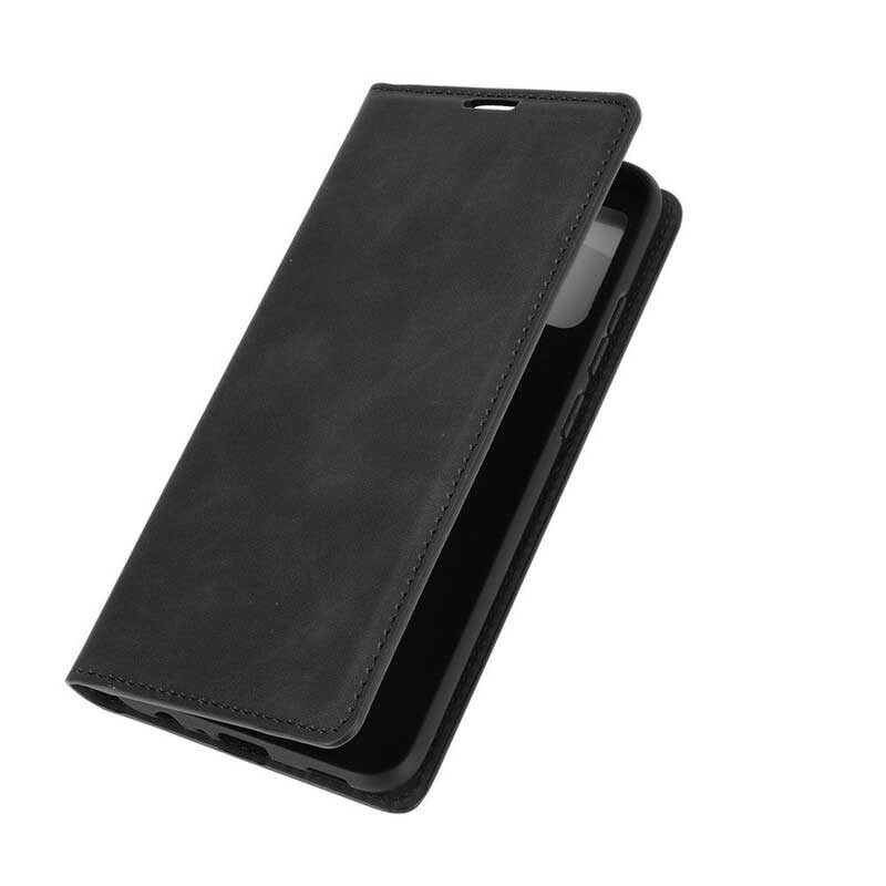 Folio Cover Samsung Galaxy A02s Custodia in pelle Effetto Pelle Morbida
