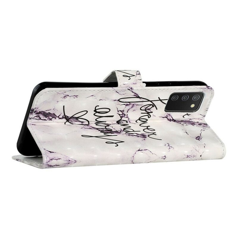 Folio Cover Samsung Galaxy A02s Marmo Per Sempre E Sempre