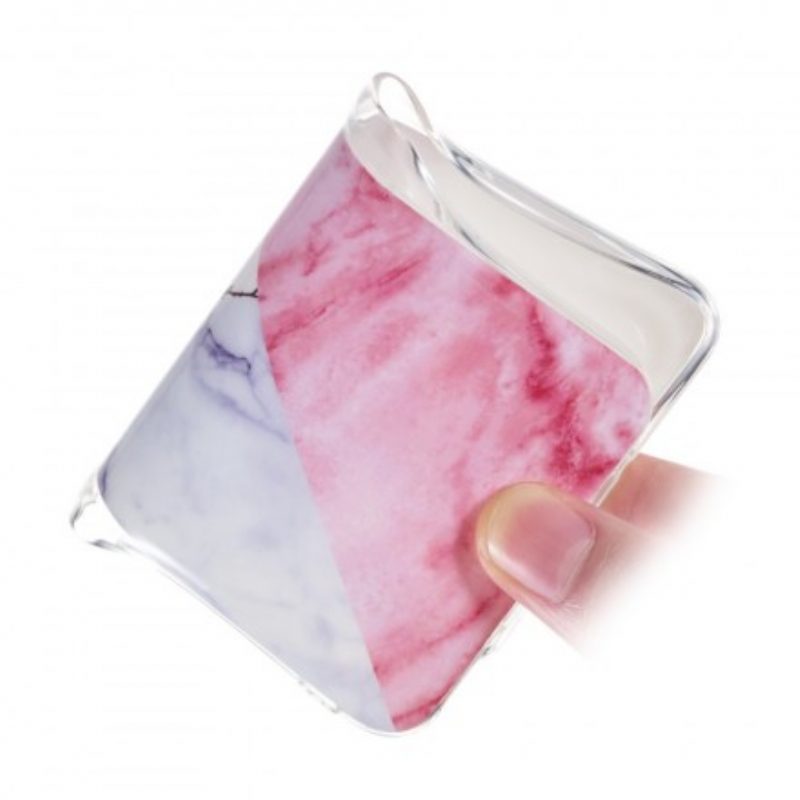 Cover Samsung Galaxy A40 Fiore Di Susino Marmorizzato