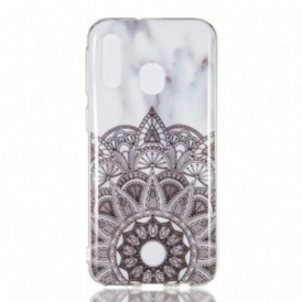 Cover Samsung Galaxy A40 Mandala Marmorizzato