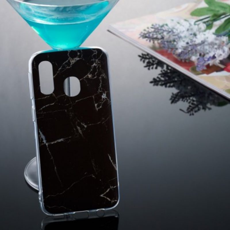 Cover Samsung Galaxy A40 Marmo