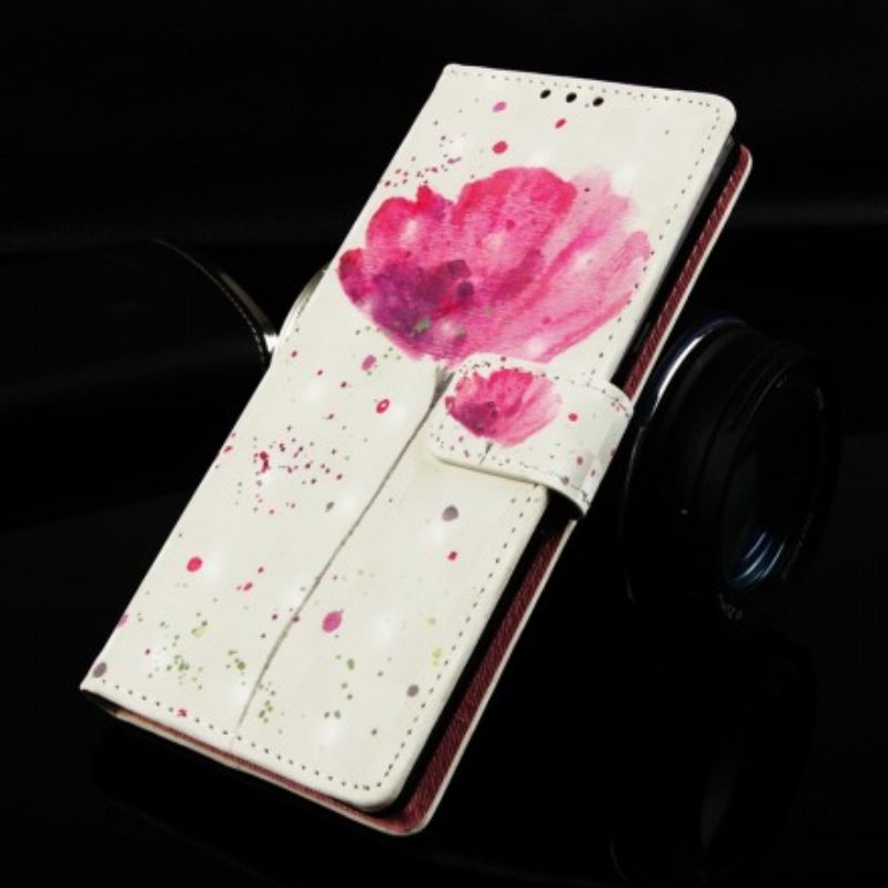 Cover Samsung Galaxy A40 Papavero Dell'acquerello