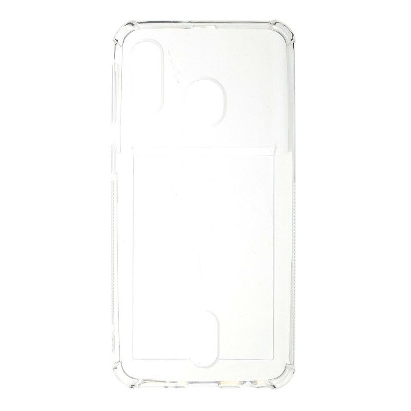 Cover Samsung Galaxy A40 Portacarte Trasparente