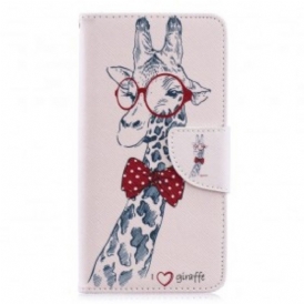 Custodia A Portafoglio Samsung Galaxy A40 Giraffa Intelligente