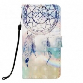 Custodia in pelle Samsung Galaxy A40 Acchiappasogni Pastello