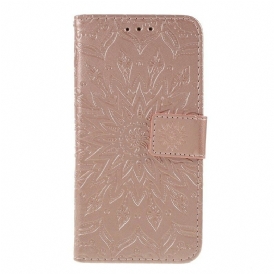 Custodia in pelle Samsung Galaxy A40 Fiore Del Sole