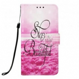 Custodia in pelle Samsung Galaxy A40 Rimanere Bello