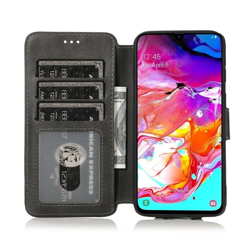 Custodia in pelle Samsung Galaxy A40 Stile Titolare Della Carta