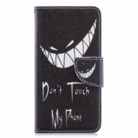 Custodia in pelle Samsung Galaxy A40 Telefono Del Diavolo
