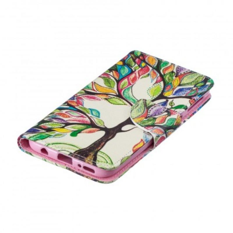 Folio Cover Samsung Galaxy A40 Albero Colorato