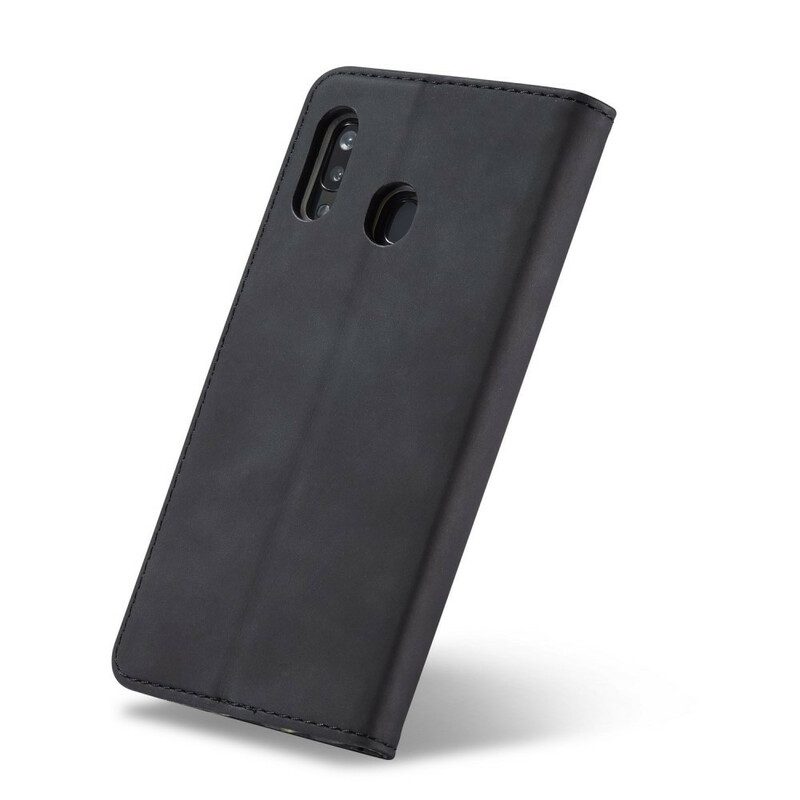 Folio Cover Samsung Galaxy A40 Custodia in pelle Lc.imeeke Futuro