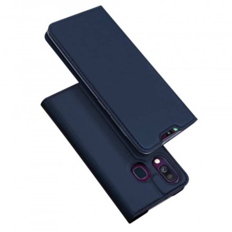 Folio Cover Samsung Galaxy A40 Custodia in pelle Pelle Pro Dux Ducis