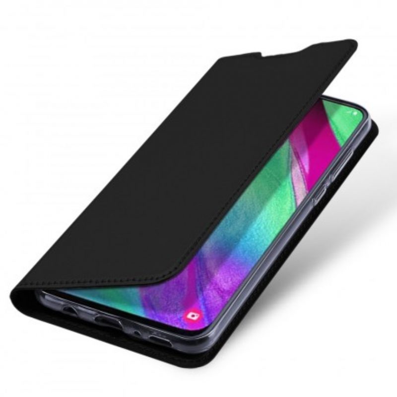 Folio Cover Samsung Galaxy A40 Custodia in pelle Pelle Pro Dux Ducis