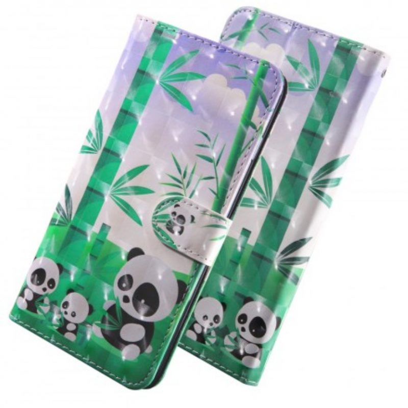 Folio Cover Samsung Galaxy A40 Famiglia Panda