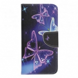 Folio Cover Samsung Galaxy A40 Farfalle E Fiori