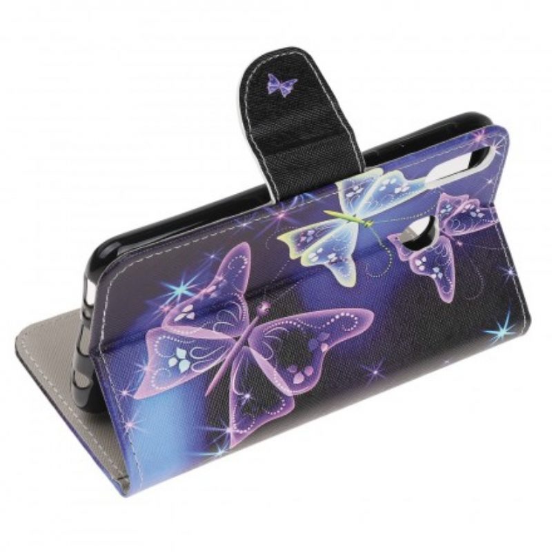 Folio Cover Samsung Galaxy A40 Farfalle E Fiori