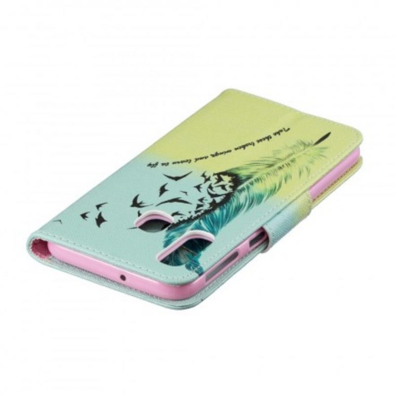 Folio Cover Samsung Galaxy A40 Impara A Volare