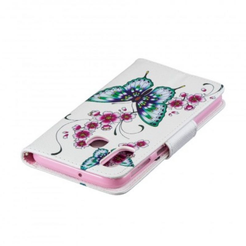 Folio Cover Samsung Galaxy A40 Meravigliose Farfalle